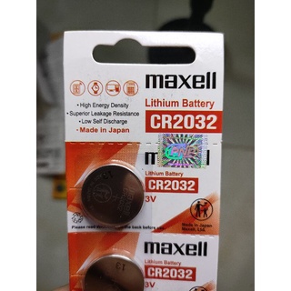 Pin CR 2032 Maxell chính hãng Nhật có tem chống hàng giả dành cho Cmos, thiết bị điện tử...