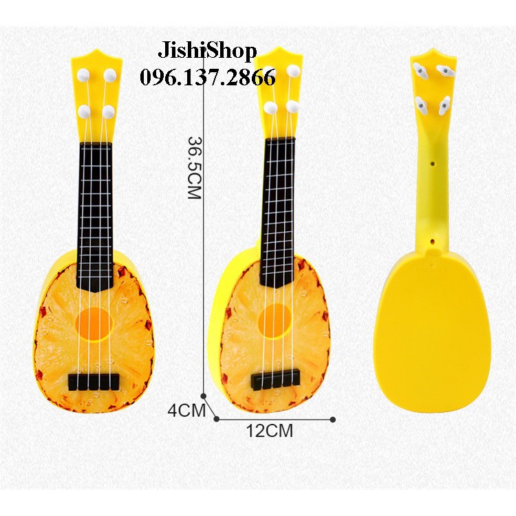 Đàn Ukulele Mini Trái Cây cho bé (Ảnh do shop tự chụp) mã EGB4