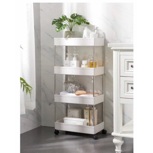 Kệ Di Động Để Đồ Đa Năng 3-4 Tầng Có Bánh Xe Di Chuyển Tiện LợiFREESHIPKệ Để Đồ Nhà Bếp