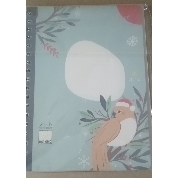 Sổ My Life Lò Xo 200 Trang Size B5 Dot Grid Bìa Nhựa 80GSM TAKEYO Làm Bullet Journal và Planner Sổ Tay