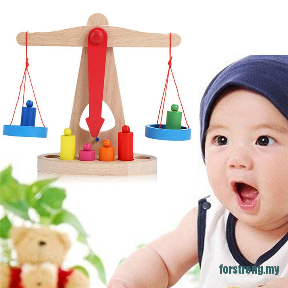 1 Set Cân Thăng Bằng Đồ Chơi Giáo Dục Theo Phương Pháp Montessori