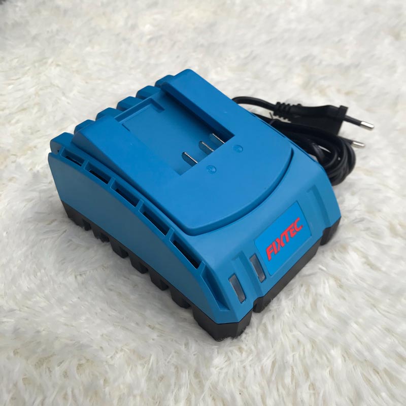 Đế sạc pin 20V FIXTEC FBCH20001, dùng để sạc pin nhanh cho các dòng pin 20V của FIXTEC, cường độ 2.2A