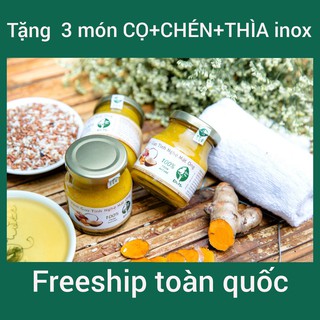 [Cam Kết Chính Hãng] Combo 2 Hũ Kem Gạo Tinh Nghệ Mật Ong Độc Mộc
