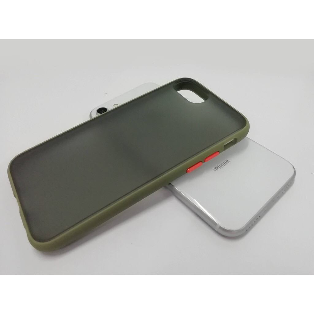 Ốp Ip Viền Màu Chống Sốc 5 Màu cho  6/6S đến 11ProMax - H Case