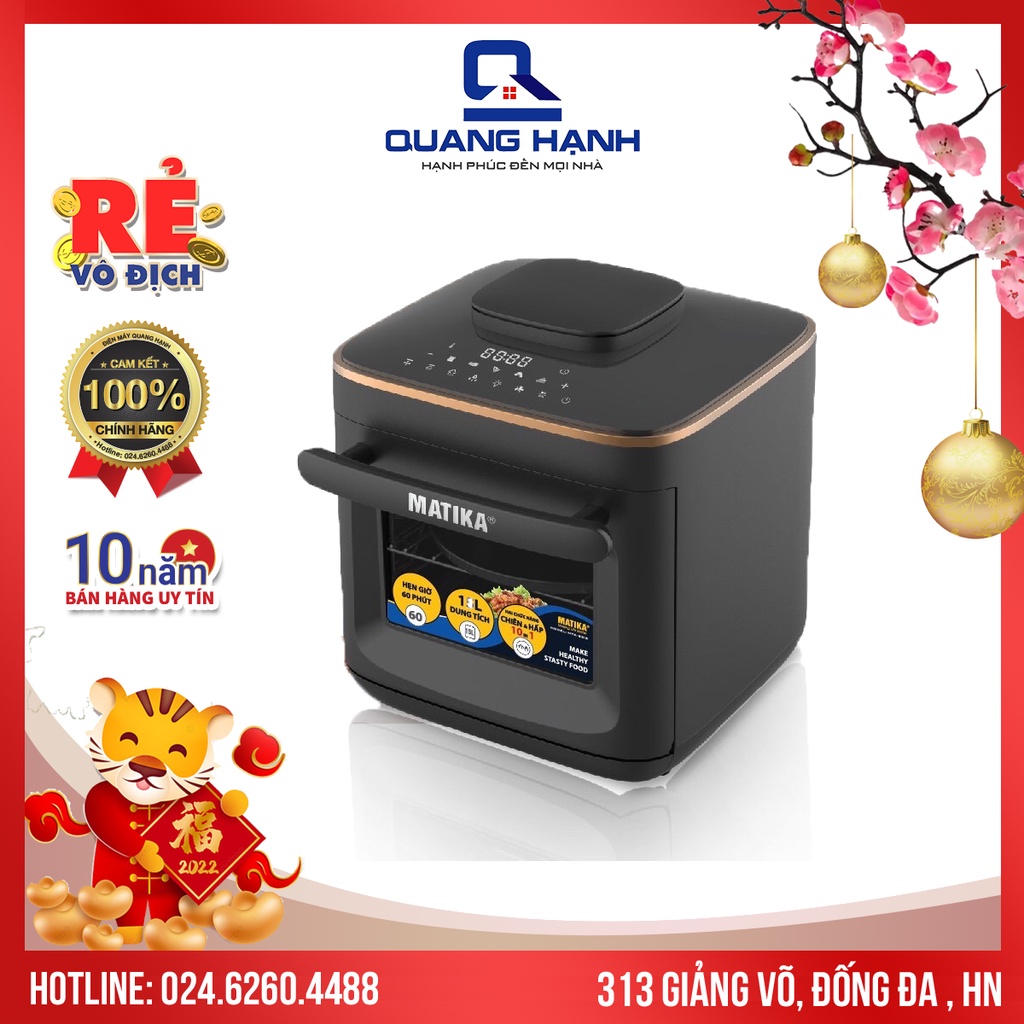 Nồi chiên không dầu Matika MTK-9315 1635w