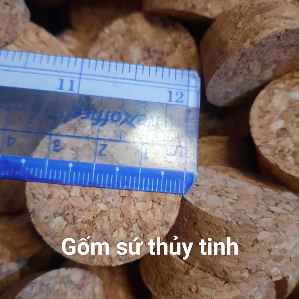 50 Nút gỗ đậy các loại chai miệng 3cm