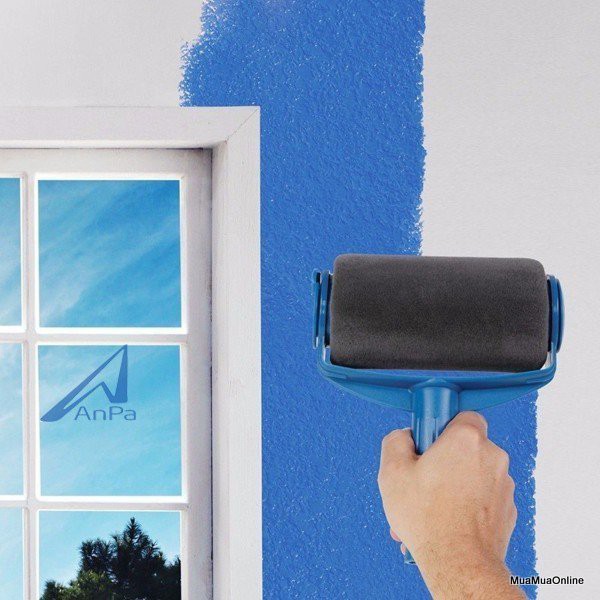 ✔️ Bộ dụng cụ con lăn sơn góc tường, Rulo Lăn Sơn Thông Minh Lăn Góc Cạnh, Lô Lăn Sơn Không Bẩn, Không Rớt