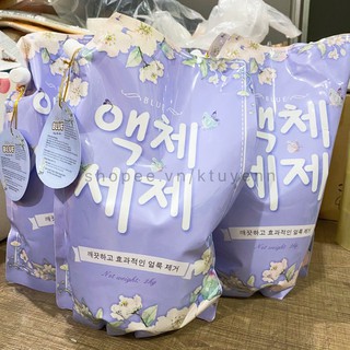 Nước giặt hàn quốc blue 2kg hương thơm thảo mộc