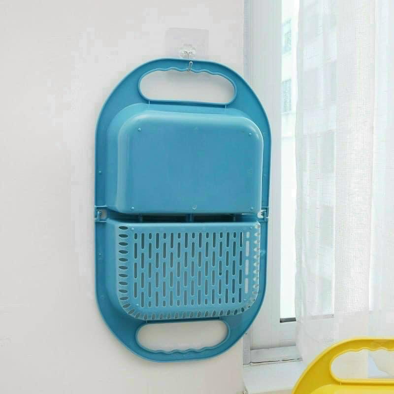 Rổ Nhựa Gấp Gọn Gập Đôi