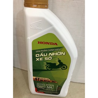 NHỚT XE SỐ HONDA SL10W-30 1L
