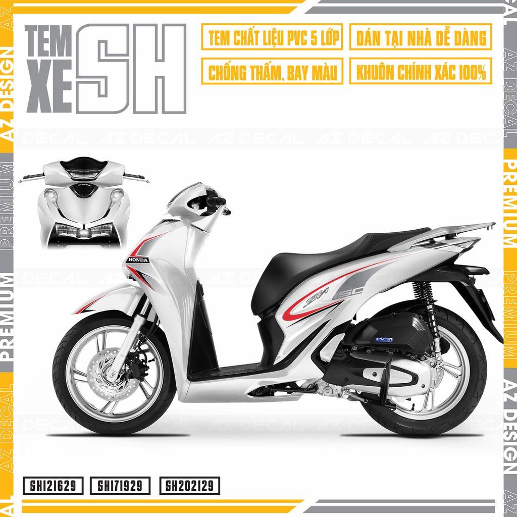 Tem Chỉ 150i Dán Xe SH | SH29 | Decal Rời Dán Xe Chống Nước, Bền Màu, Cắt Khuôn Sẵn Dễ Dán Tại Nhà