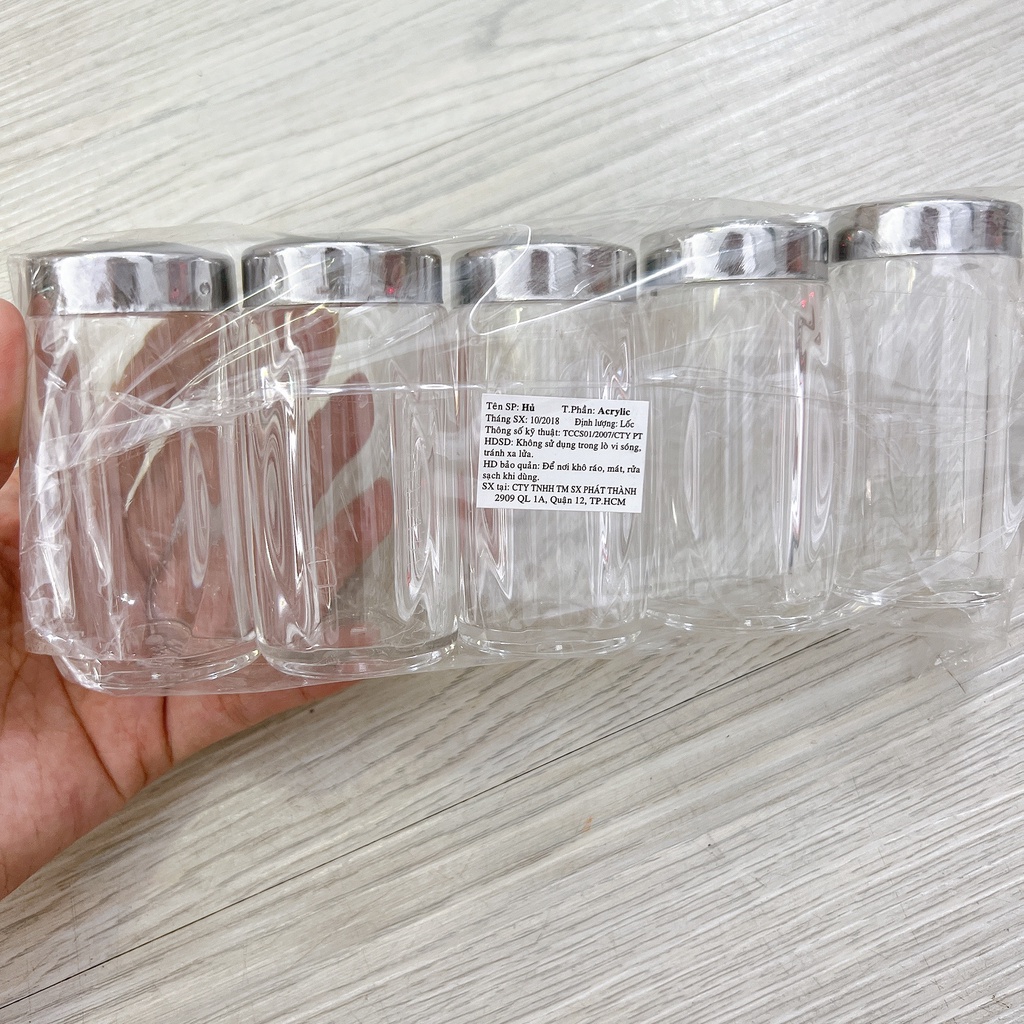 Hủ Lọ Đựng Tiêu Nhựa Trong Acrylic Cao Cấp Fataco Việt Nam - Hủ tiêu HT06