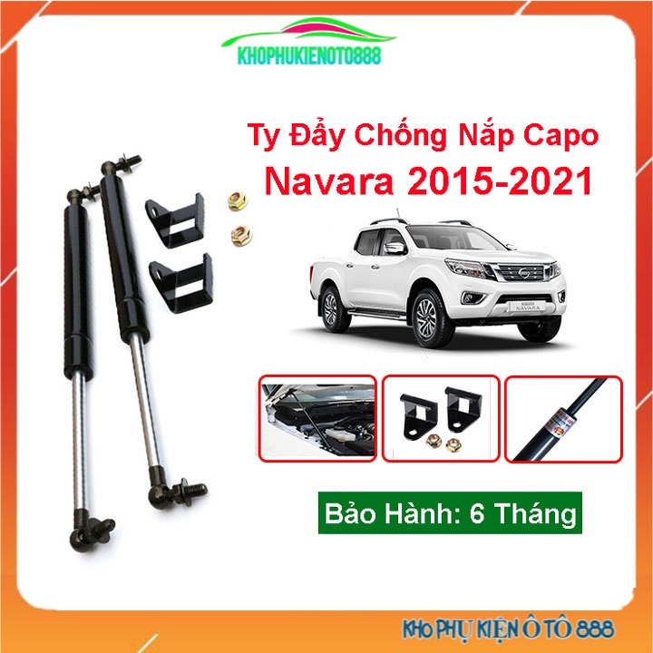 Ty capo Navara NP300 D23 2014-2015-2016-2017-2018-2019-2020 hỗ trợ mở nắp ca pô tự động dễ dàng