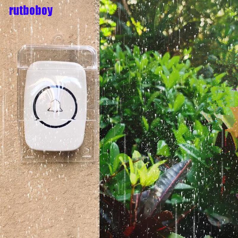 [Rut] Waterproof Cover Wireless Doorbell Door Bell Ring Chime Button Transmitter Cover bot