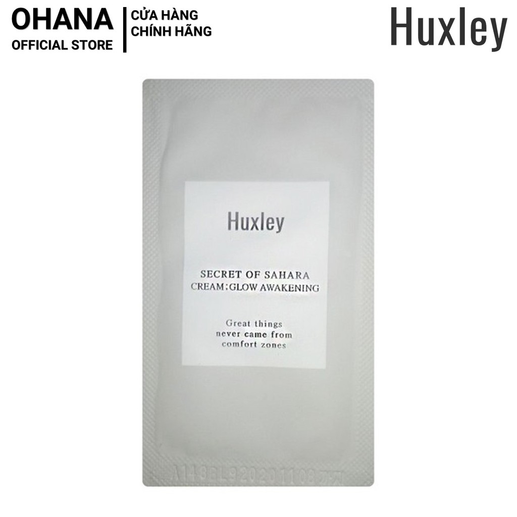 Kem Dưỡng Trắng Sáng Da Huxley Cream; Glow Awakening 1ml - Sample Size