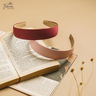 Bờm lụa cài tóc nhiều màu bản 3cm phong cách Vintage cổ điển FIONA ACEESORIES