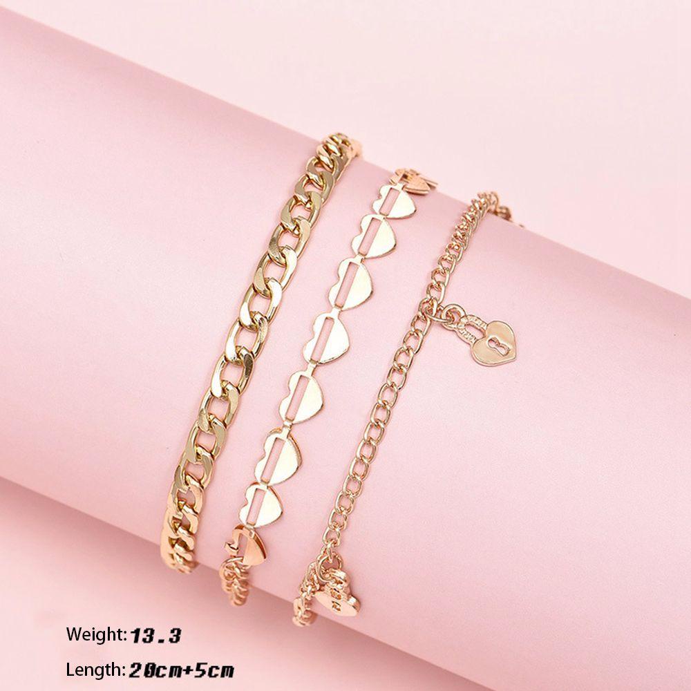 Lắc Chân Nhiều Lớp Họa Tiết Hoa Và Bướm Phong Cách Bohemia Dễ Thương WMES15H