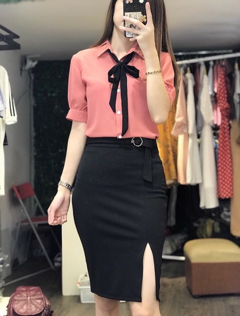 (đã cập nhật)Chân váy body xẻ trước cao cấp+tặng kèm thắt lưng CC | BigBuy360 - bigbuy360.vn