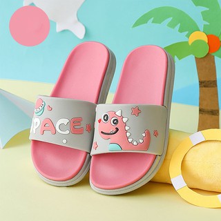 Dép quai ngang in hình khủng long dễ thương cho bé trai bé gái