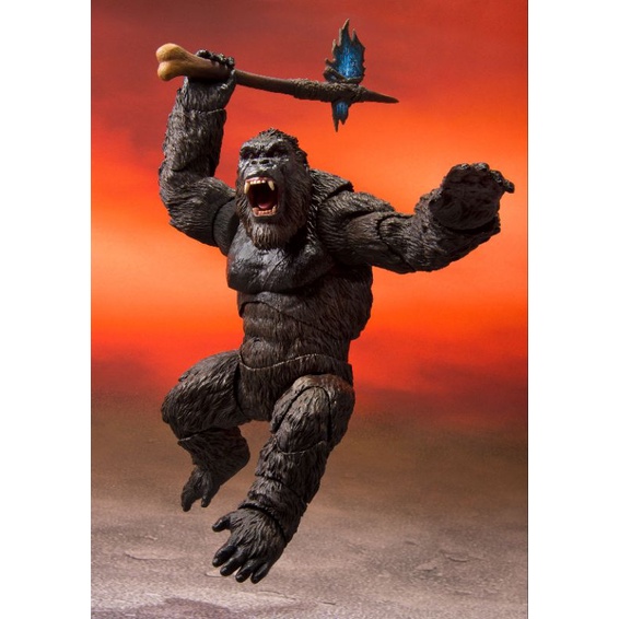 Combo set 3 mô hình quái vật godzilla, kingkong vs mechagodzilla 2021. SHM.