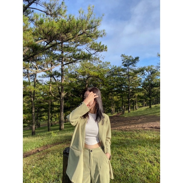 Blazer dáng suông  - Avocado Set