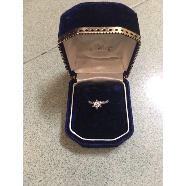 Nhẫn kiểu phối đá trắng khung silver si tuyển Nhật