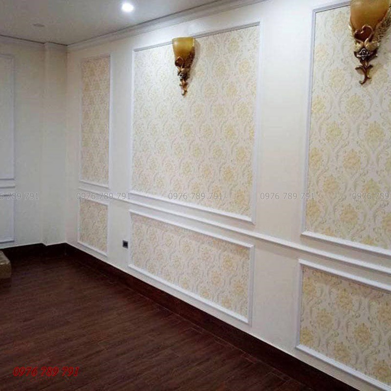 [Lohman]Giấy Dán Tường Hoa Văn Châu Âu Cổ Điển Cao Cấp  Cho Sapa Phòng Khách Phòng Ngủ Lụa Không Keo Khổ 53cm