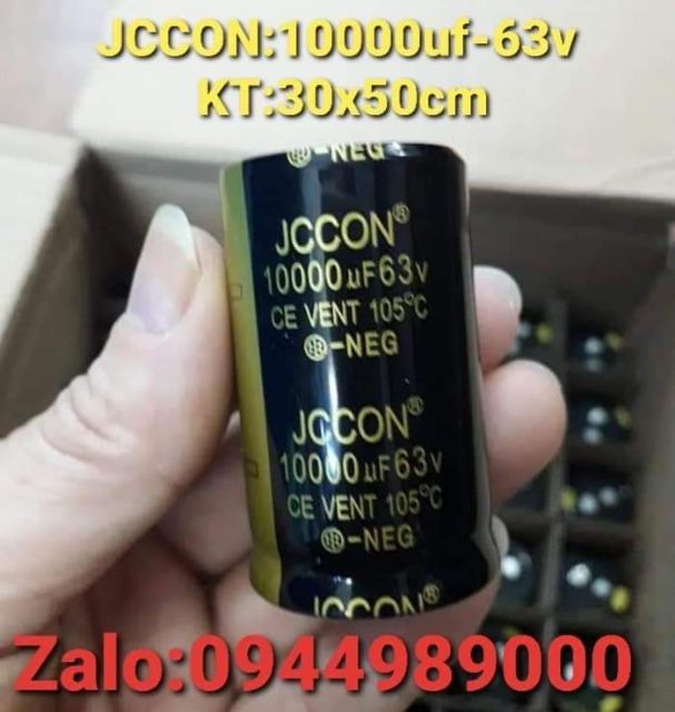 💥💥💥Tụ hóa JCCON 4700uF 100V size 30x60mm