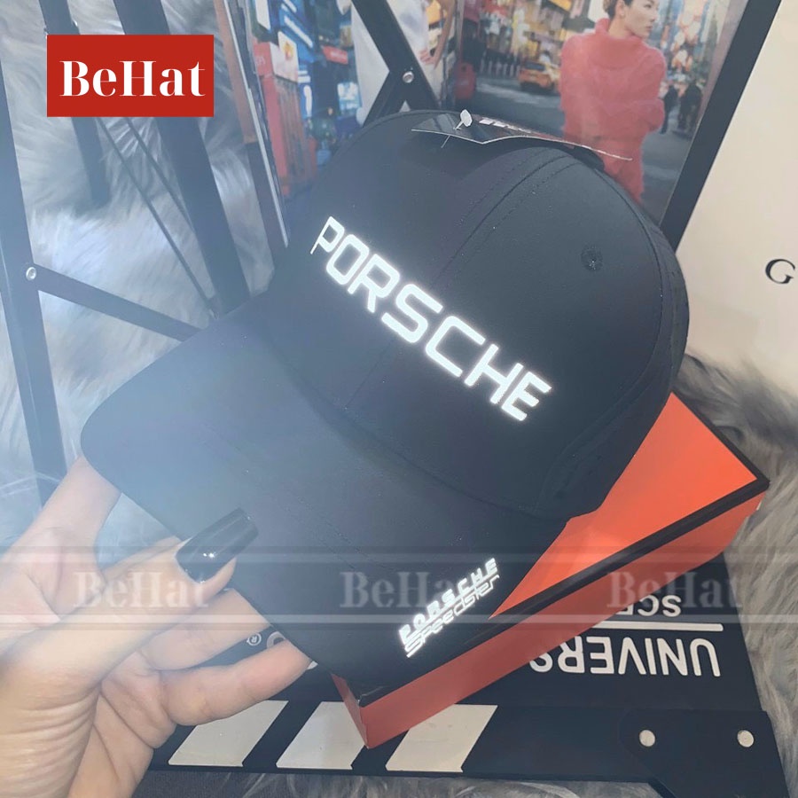 Nón Kết Thể Thao Porsche Đẹp, Hàng Xuất ,Chất Liệu Cotton,Thoáng Mát