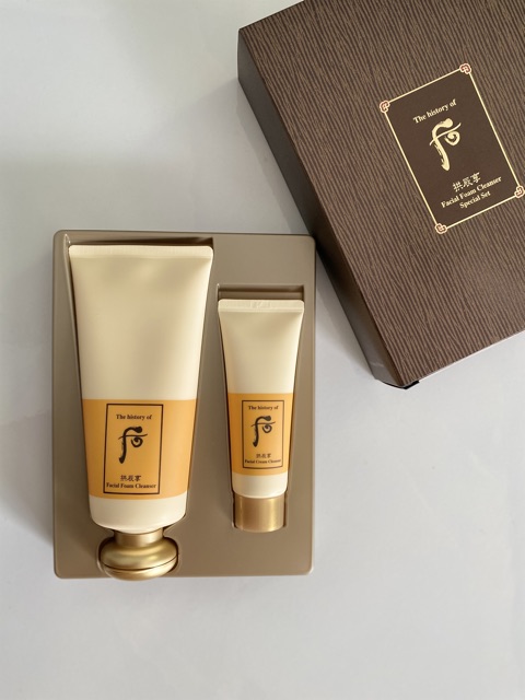 - Set sữa rửa mặt whoo nhân sâm tặng thêm tẩy trang 2026