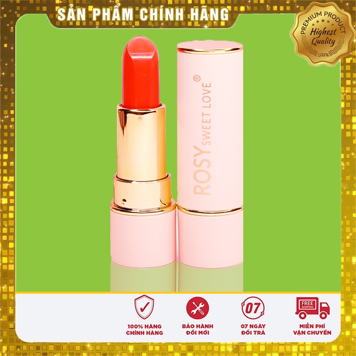 [100% Chính Hãng] son lì rosy siêu lì siêu thơm không chì