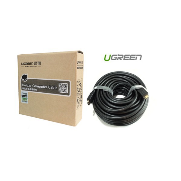 Cáp HDMI Ugreen HD104 10110 (10m) Đen Hàng Chính Hãng Hàng Chính Hãng