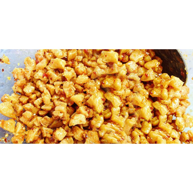 Tóp mỡ liền da chiên giòn lắc tỏi ớt 100g