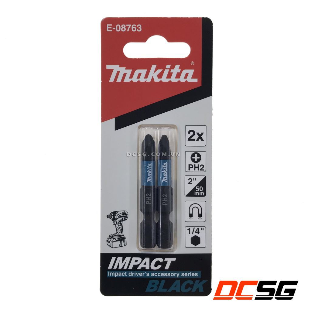Bộ 02 mũi vít IMPACT BLACK PH2-PH3 Makita | DCSG