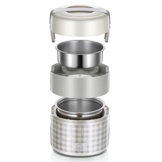 Hộp cơm điện Lock&Lock màu xám 2L EJR216 | BigBuy360 - bigbuy360.vn