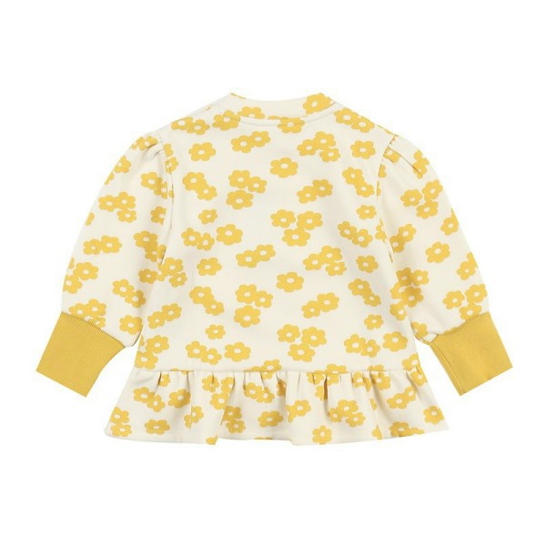 Áo váy Agabang lót lông hoa vàng bèo gấu dễ thương Nga Fish A7LH8