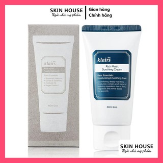 Kem dưỡng da dear klairs rich moist soothing cream