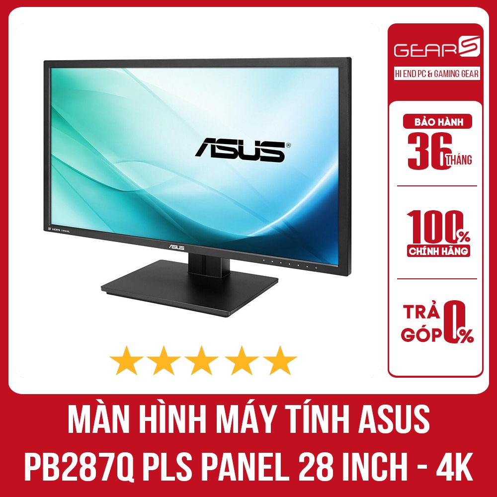 MÀN HÌNH MÁY TÍNH ASUS PB287Q PLS PANEL 28 INCH - 4K - Bảo Hành Chính Hãng 36 Tháng