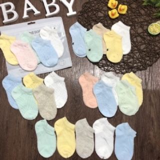 Set 5 đôi tất lưới thoáng chân cho bé