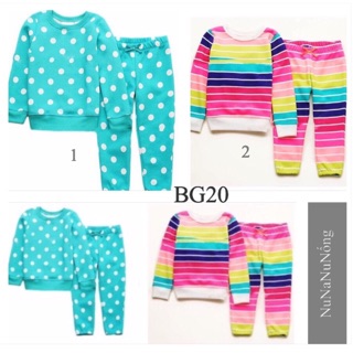 Bộ nỉ Jumping beans bé gái 2 - 7 tuổi