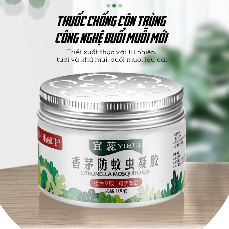 Gel Đuổi Muỗi Côn Trùng Thơm Phòng Cho Bé Và Gia Đình Cao Cấp 100g DOKEY99