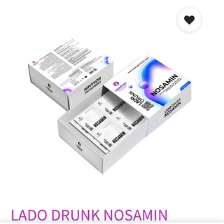 Nước giải bia rượu chiết xuất từ thảo dược Atiso, Ưng bất bạc Nosamin Hộp 8 viên nén sủi bọt-Hàng công ty Dược Ladophar