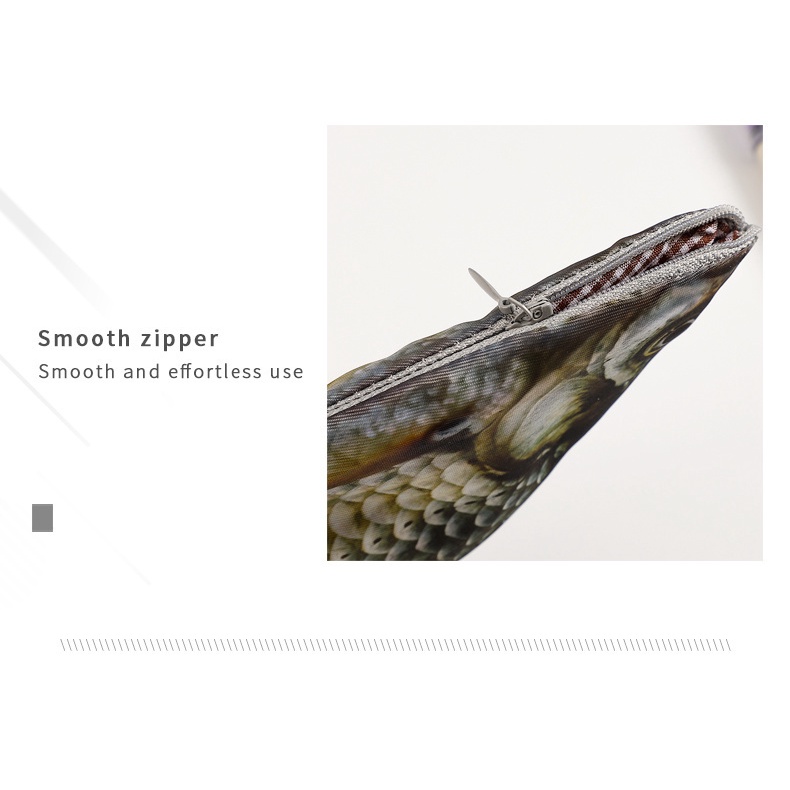 Túi Đựng Bút Chì Hình Cá Muối Sáng Tạo Vui Nhộn