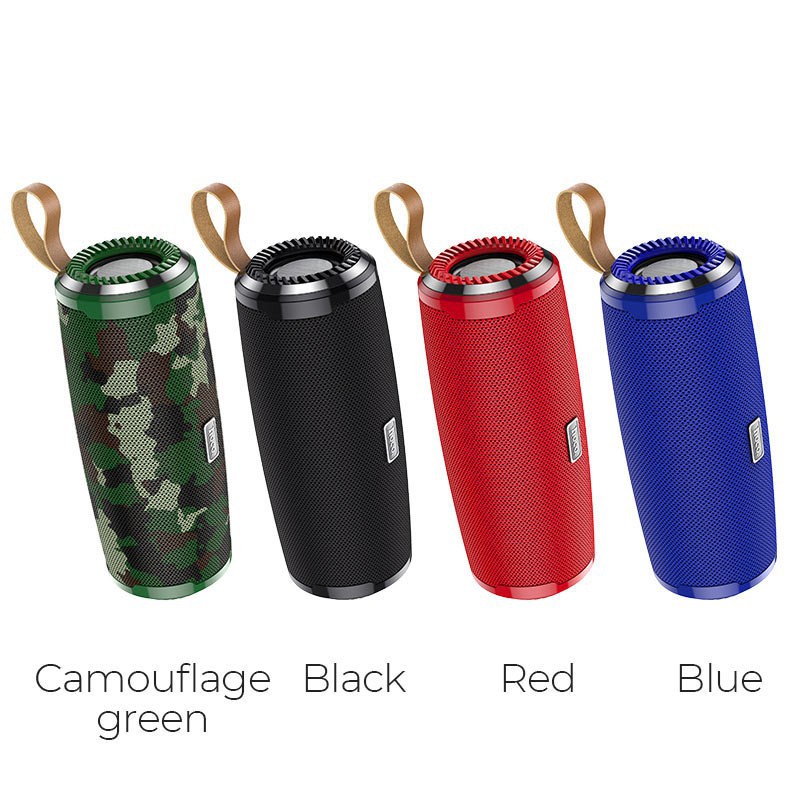 Loa bluetooth HOCO. BS38 Pin 1200mAh, Chống nước, Hỗ trợ jack AUX, TF card, USB, FM và IPX5