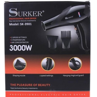 [Chính hãng] Máy sấy tóc Surker - 2 tốc độ gió Công suất lớn 3000w