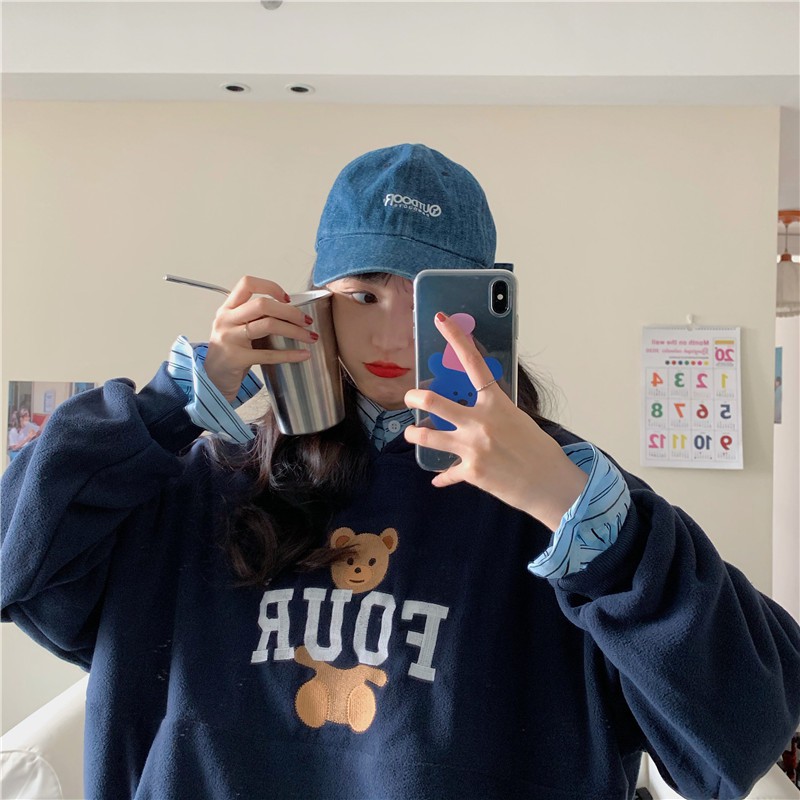 Áo hoodie nữ form rộng Áo nỉ hoodie unisex nữ form rộng unisex có mũ mặc nhà đi chơi thời trang ulzzang hàn quốc | BigBuy360 - bigbuy360.vn
