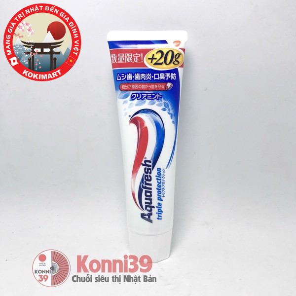 Kem đánh răng Aquafresh hương bạc hà - Hàng Nội Địa Nhật
