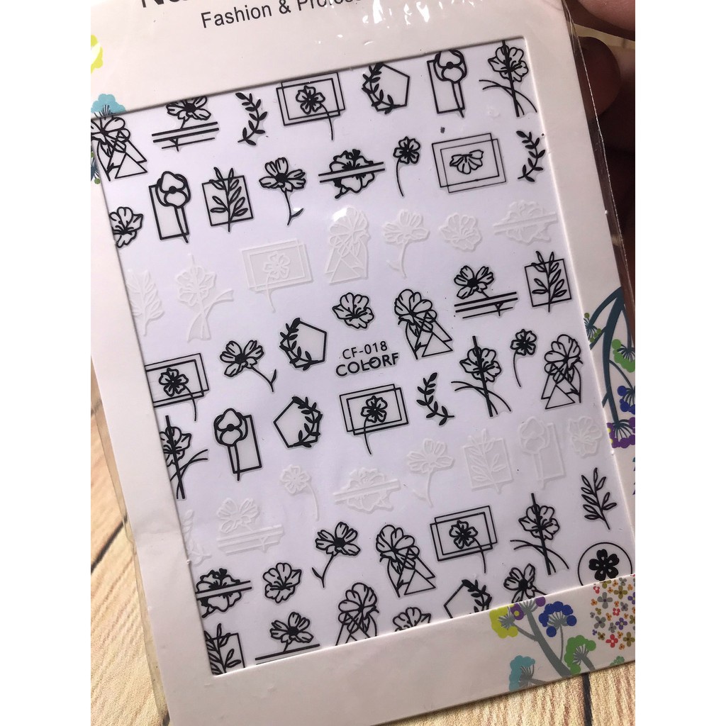 Hình dán móng tay  mã số 174