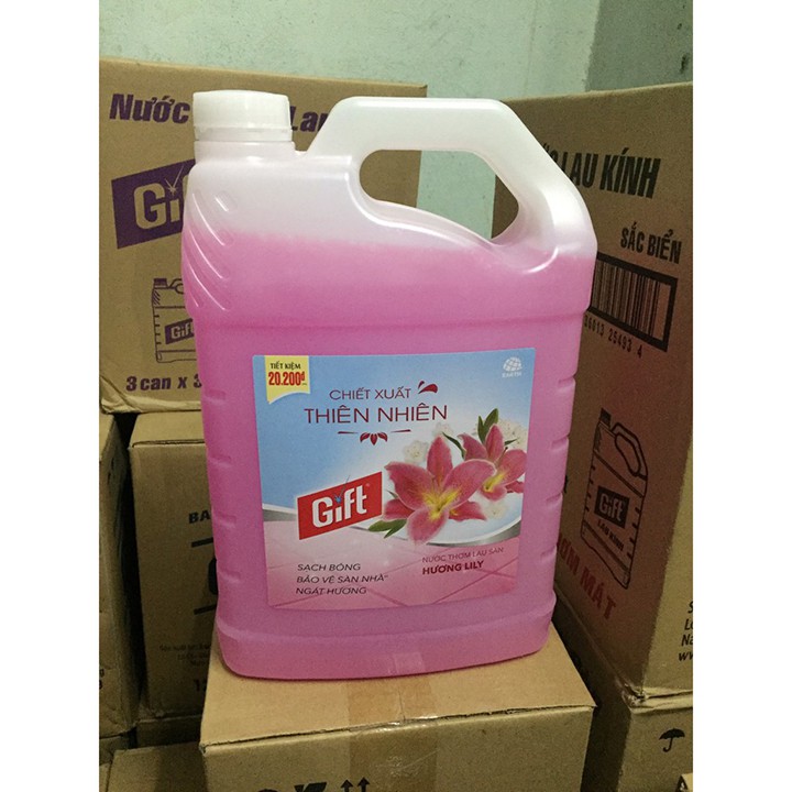 Nước lau sàn Gift đậm đặc 3,8kg chọn màu