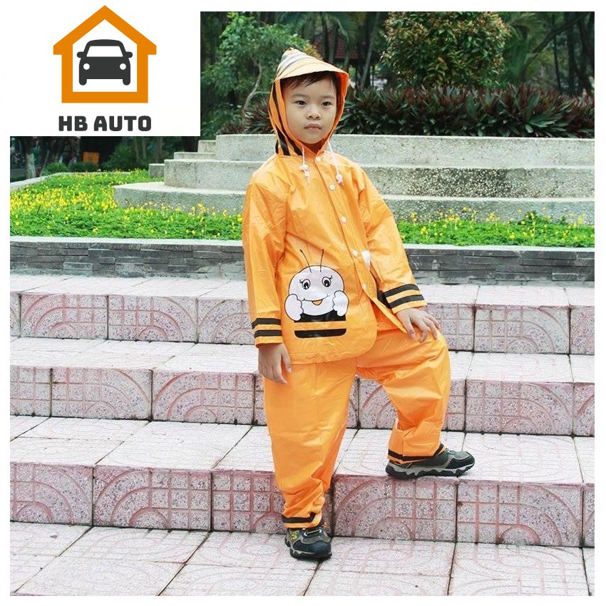 Áo Mưa Trẻ Em Bộ Ong Mật Rando CSPS-17 Size 2 (0.9 – 1.05 m)